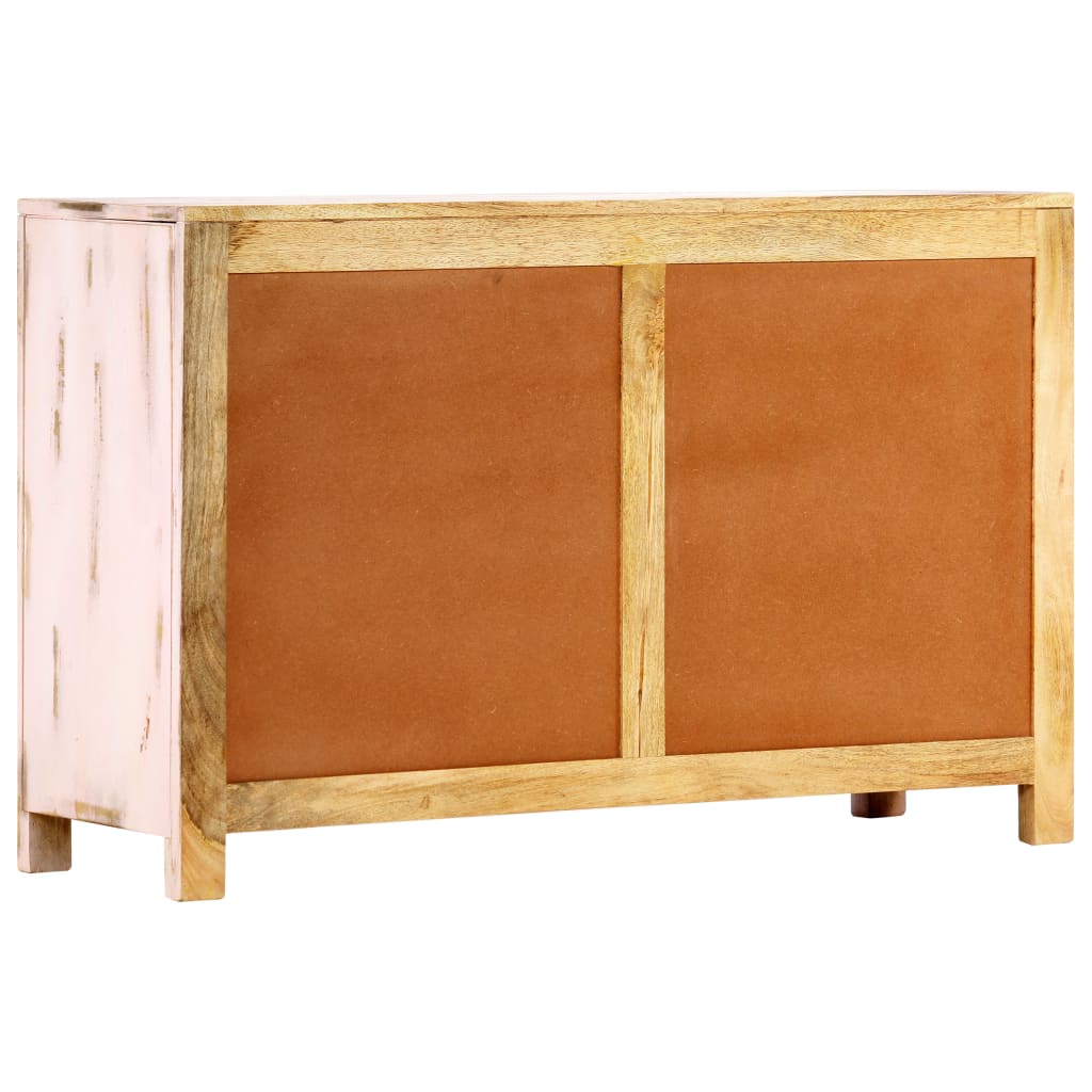 Skænk 110X35X70 Cm Massivt Mangotræ