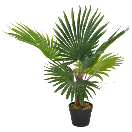 Kunstig Palmeplante Med Potte Grøn