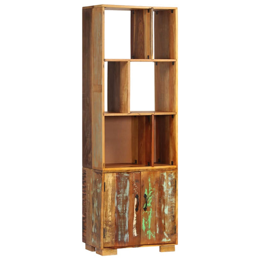 Bogreol 60X35X180 Cm Massivt Genbrugstræ