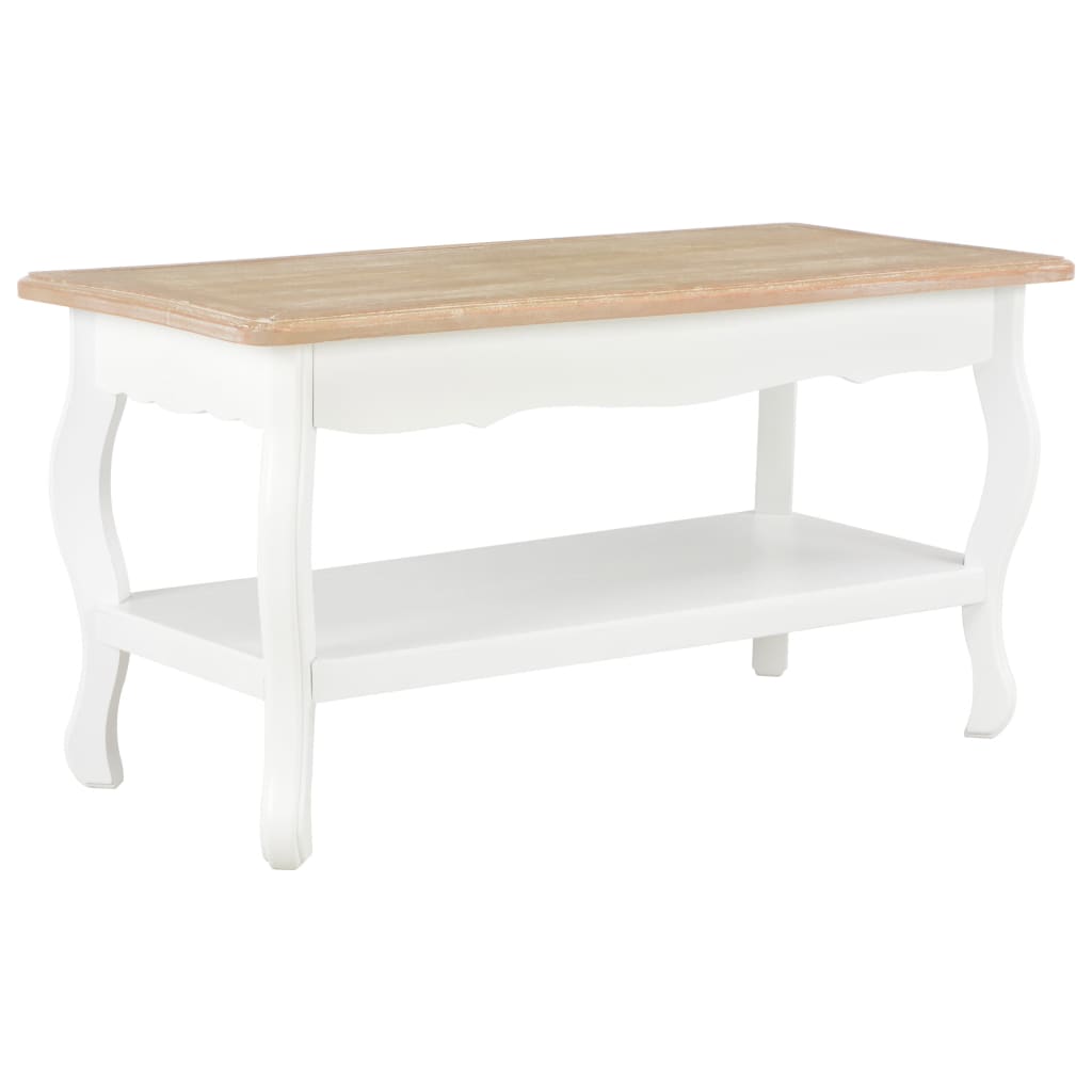 Sofabord 87,5X42X44 Cm Massivt Fyrretræ Og Brun