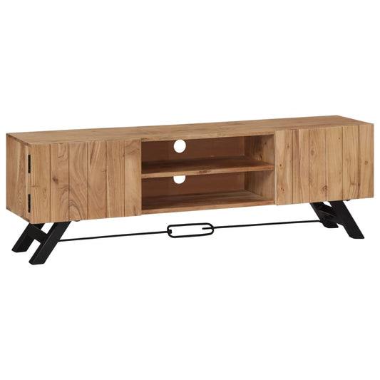 Tv-Bord 140X30X45 Cm Massivt Akacietræ