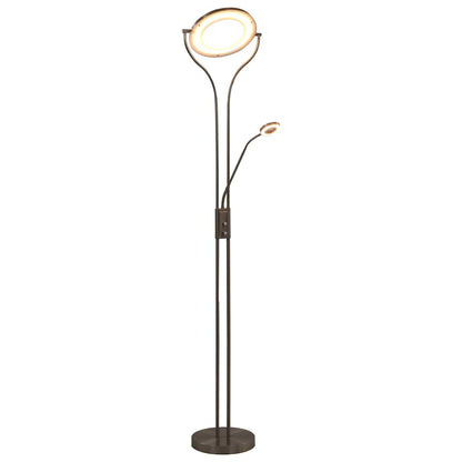Gulvlampe 18 W Dæmpbar 180 Cm Sølvfarvet - hovedbillede