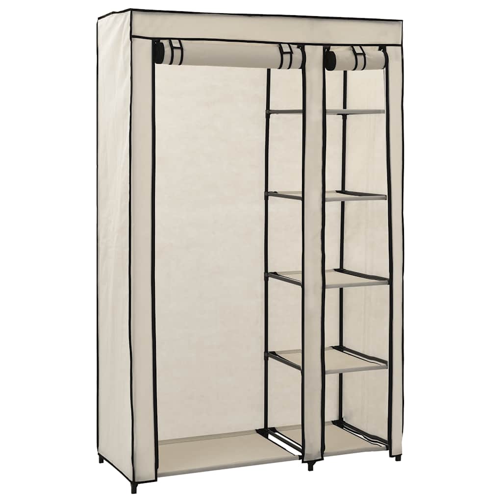 Foldbart Klædeskab 110 X 45 X 175 Cm Stof - Billede 3