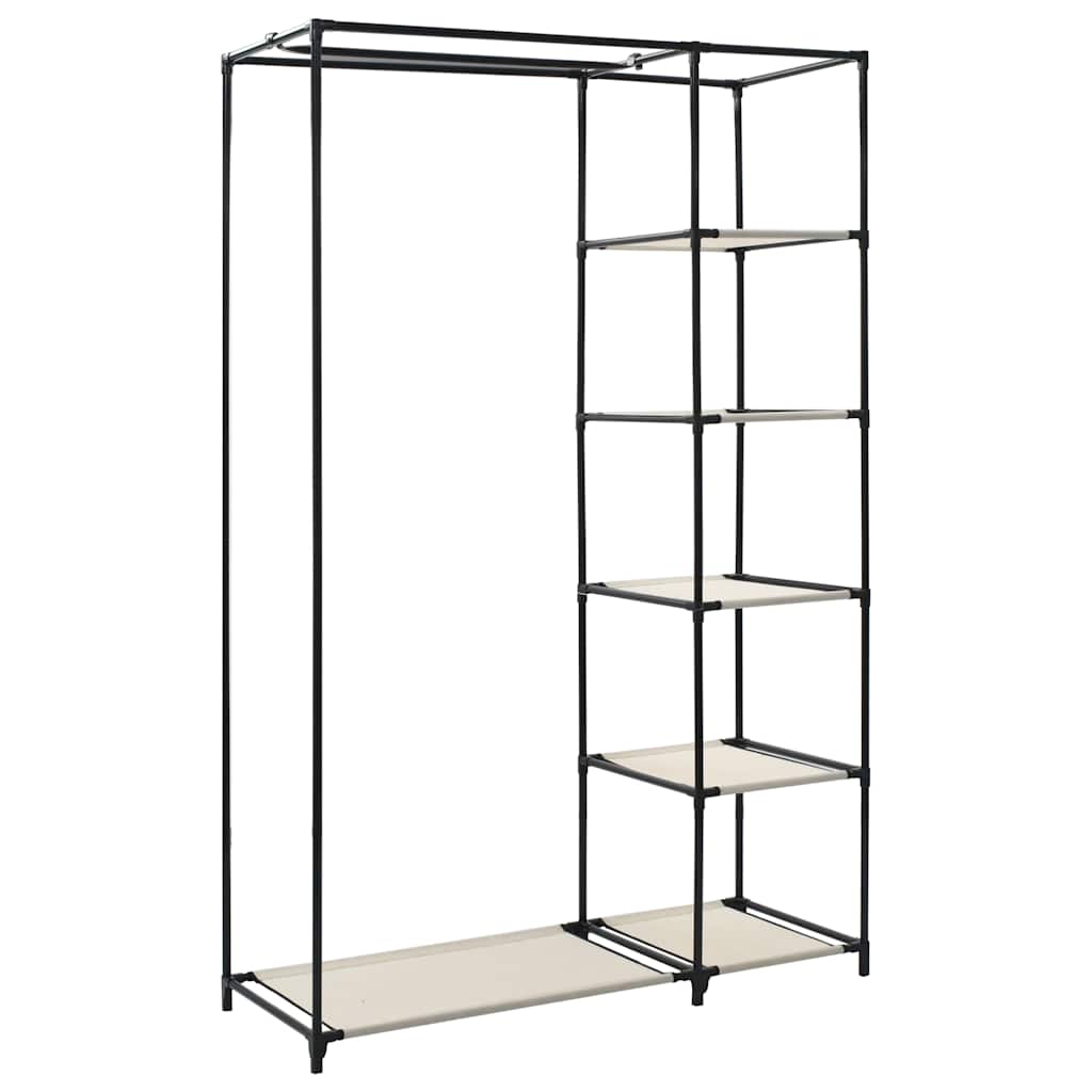 Foldbart Klædeskab 110 X 45 X 175 Cm Stof - Billede 6