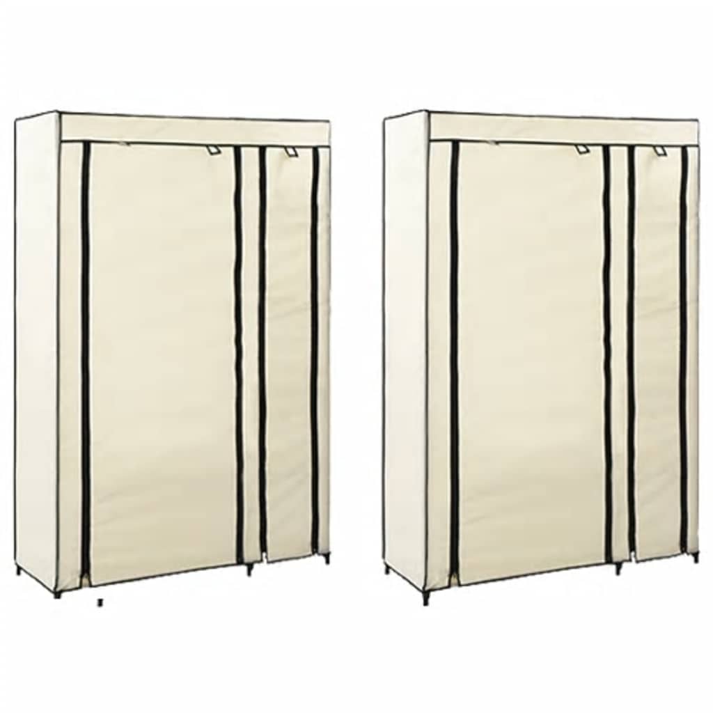 Foldbart Klædeskab 110 X 45 X 175 Cm Stof - Variant 282424