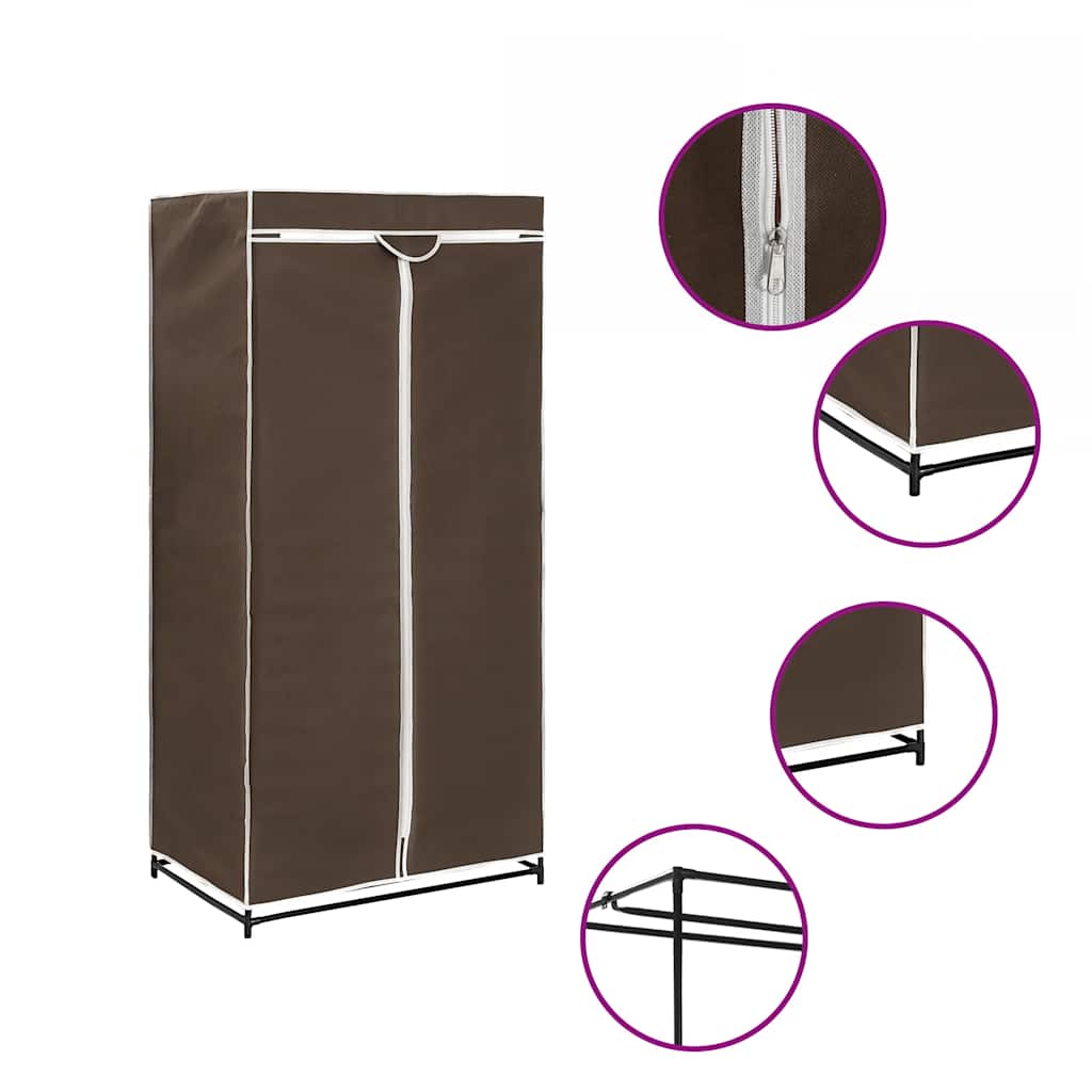 Klædeskab 75 X 50 X 160 Cm - Hovedbillede