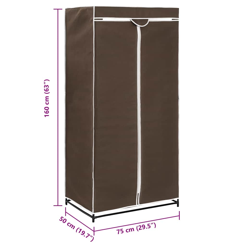 Klædeskab 75 X 50 X 160 Cm - Billede 9