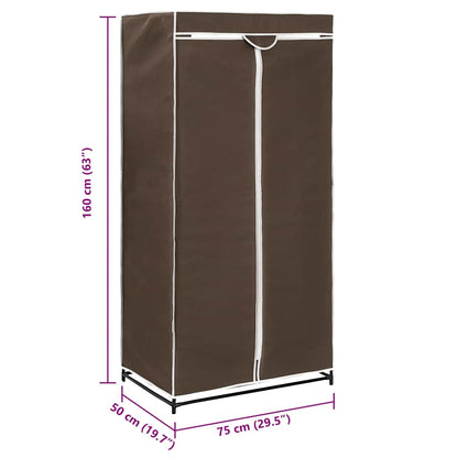 Klædeskab 75 X 50 X 160 Cm - Billede 9