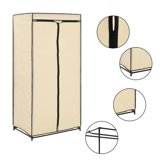 Klædeskab 75X50X160 Cm Farvet
