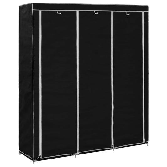 Klædeskab Med Rum Og Tøjstænger 150 X 45 X 175 Cm Stof