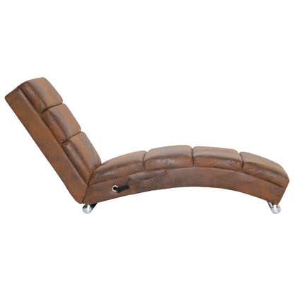Massagechaiselong Imiteret Ruskind - Billede 3