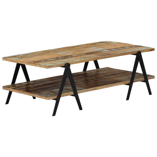 Sofabord 115X60X40 Cm Massivt Genbrugstræ
