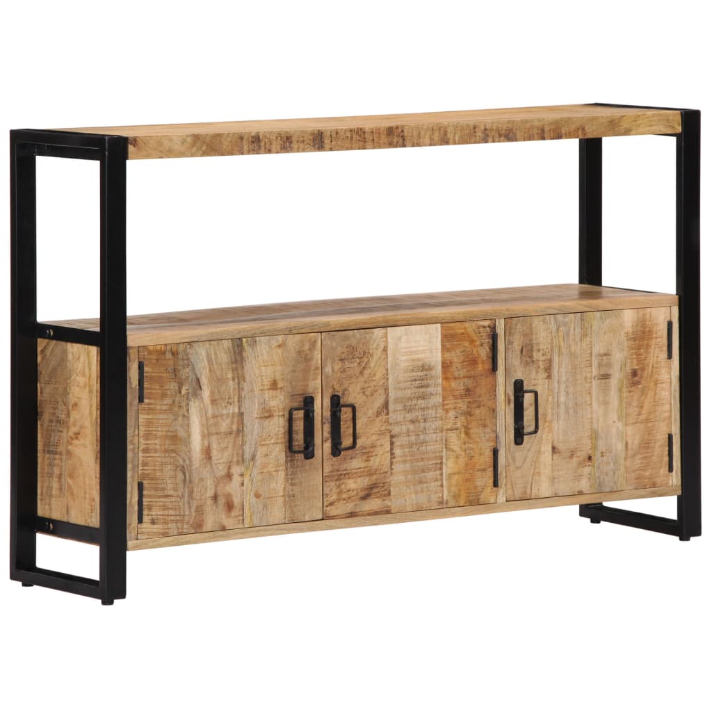 Sideskab 120 X 30 X 75 Cm Massivt Mangotræ - Billede 11