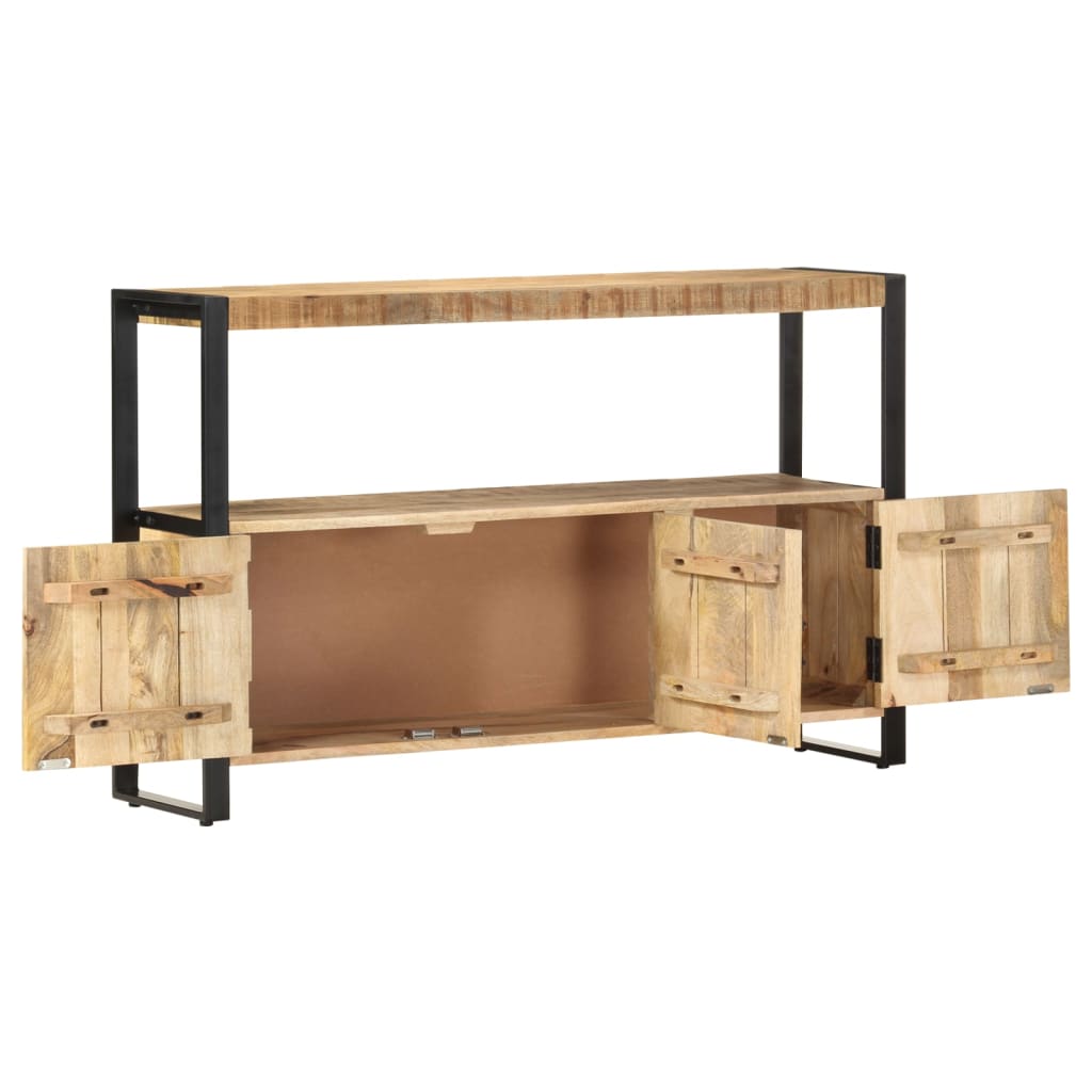 Sideskab 120 X 30 X 75 Cm Massivt Mangotræ - Billede 4