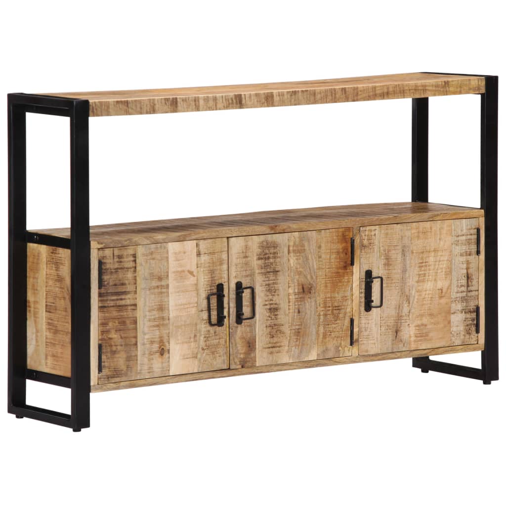 Sideskab 120 X 30 X 75 Cm Massivt Mangotræ - Billede 8