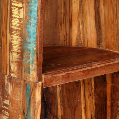 Vinreol 50x40x180 Cm Massivt Genbrugstræ - Billede 5
