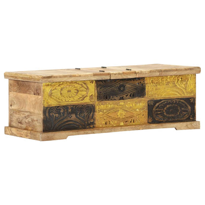 Sofabord 100x50x35 Cm Massivt Mangotræ - Billede 8