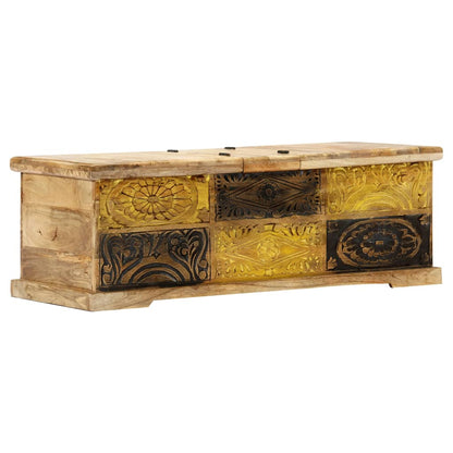 Sofabord 100x50x35 Cm Massivt Mangotræ - Billede 10