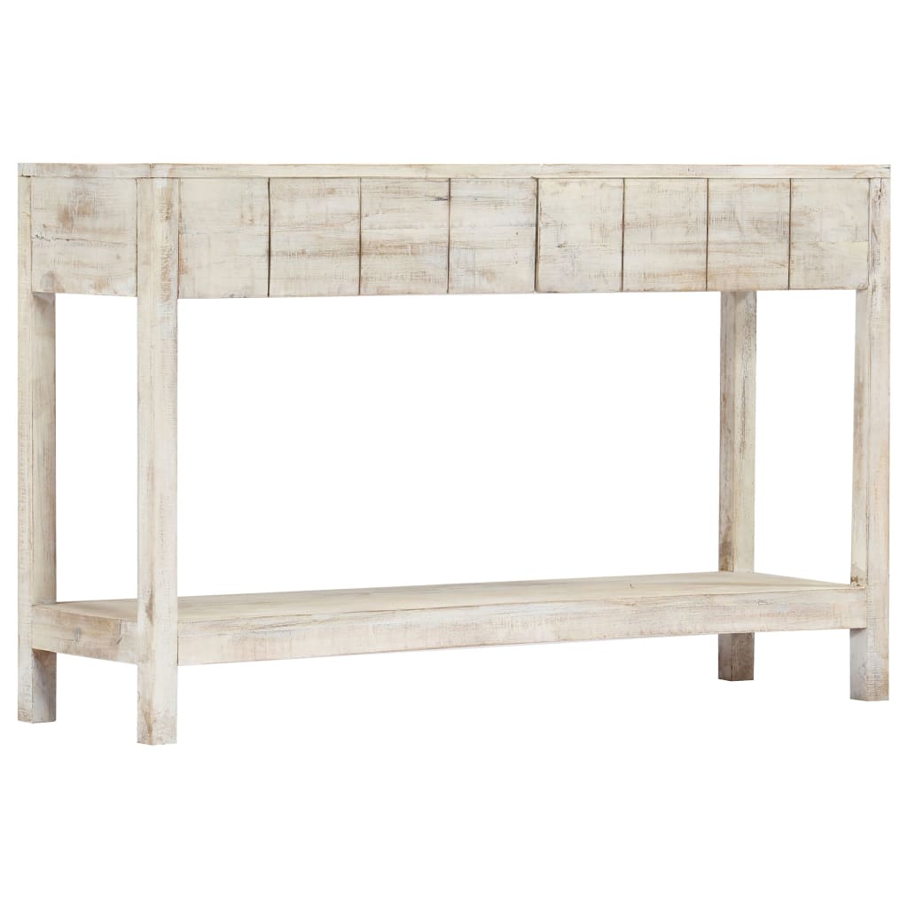 Konsolbord 110X35X75 Cm Massivt Mangotræ