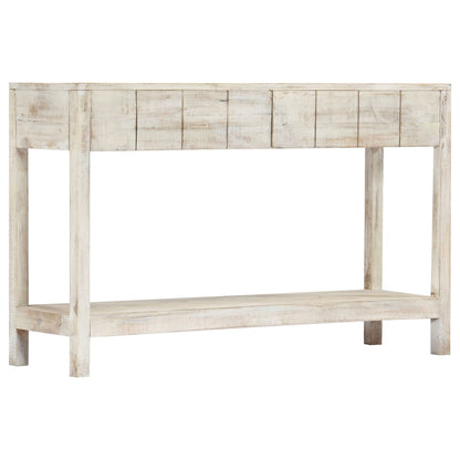 Konsolbord 110X35X75 Cm Massivt Mangotræ