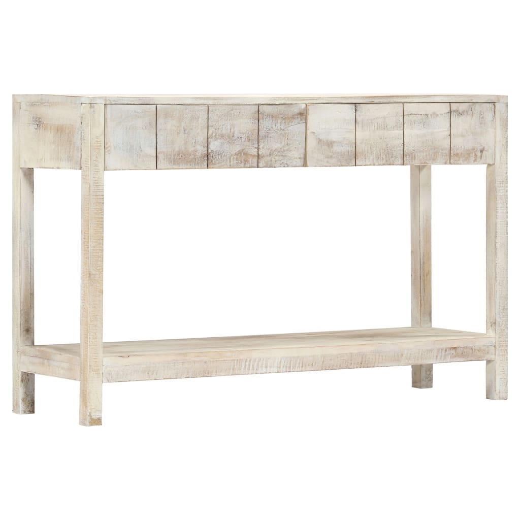 Konsolbord 110X35X75 Cm Massivt Mangotræ