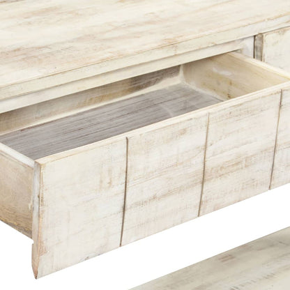 Konsolbord 110X35X75 Cm Massivt Mangotræ