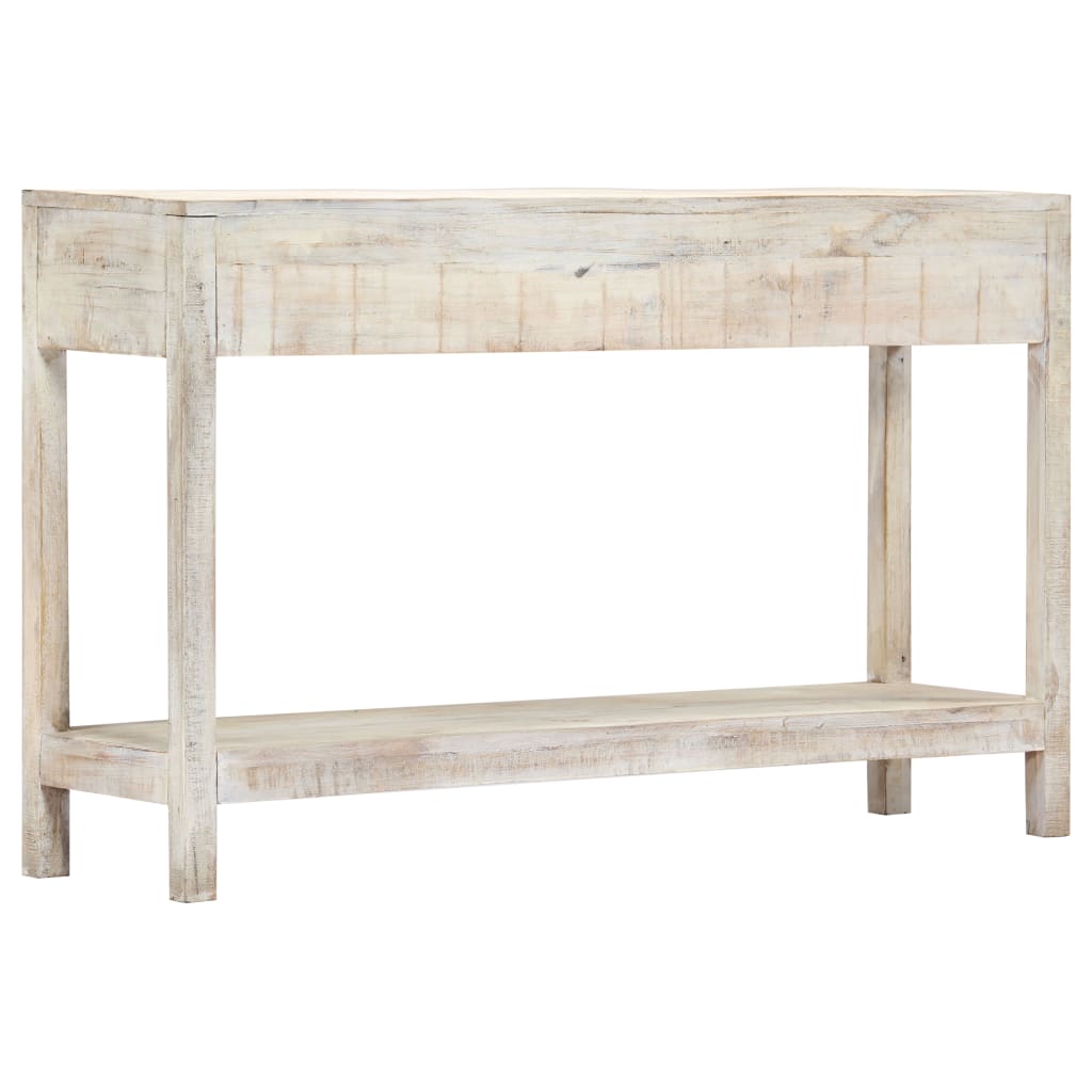 Konsolbord 110X35X75 Cm Massivt Mangotræ