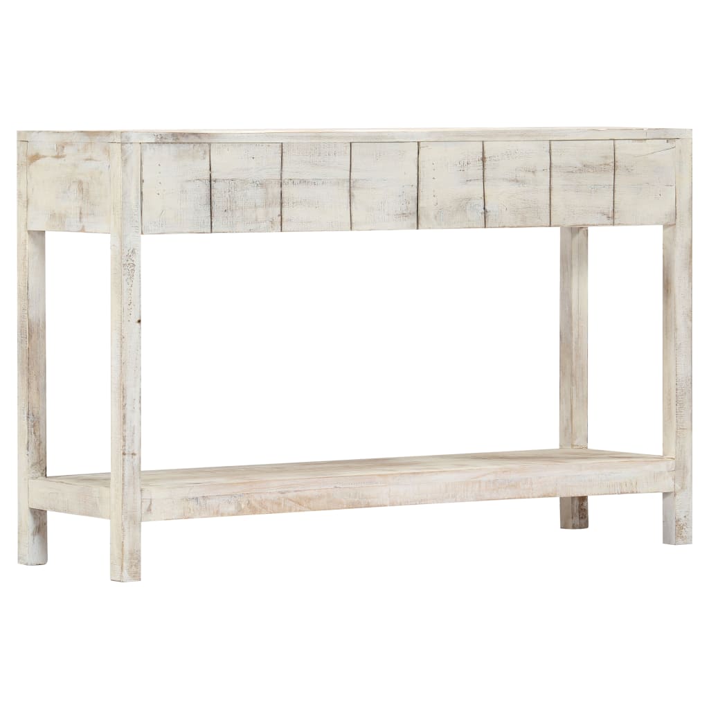 Konsolbord 110X35X75 Cm Massivt Mangotræ