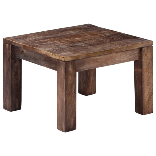 Sofabord Massivt Mangotræ 50 X 50 X 35 Cm
