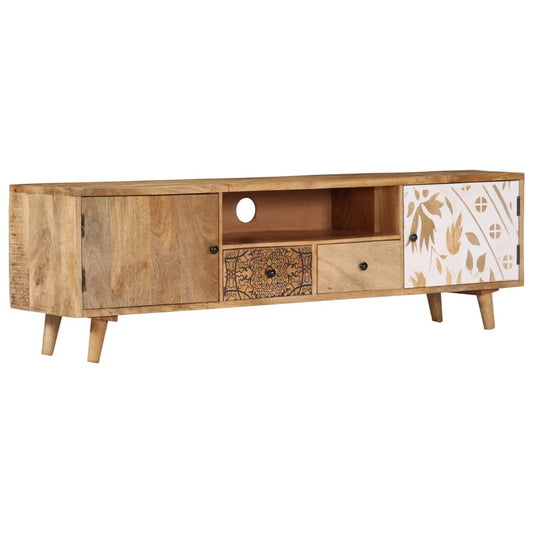 Tv-Skab 140X30X40 Cm Massivt Mangotræ