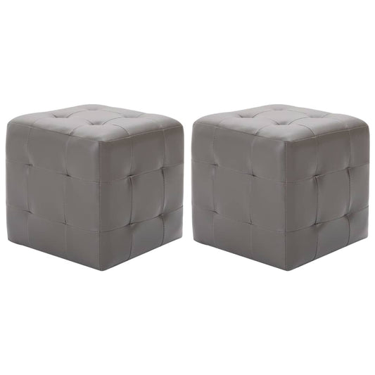 Sengeskabe 2 Stk. 30 X 30 X 30 Cm Kunstlæder