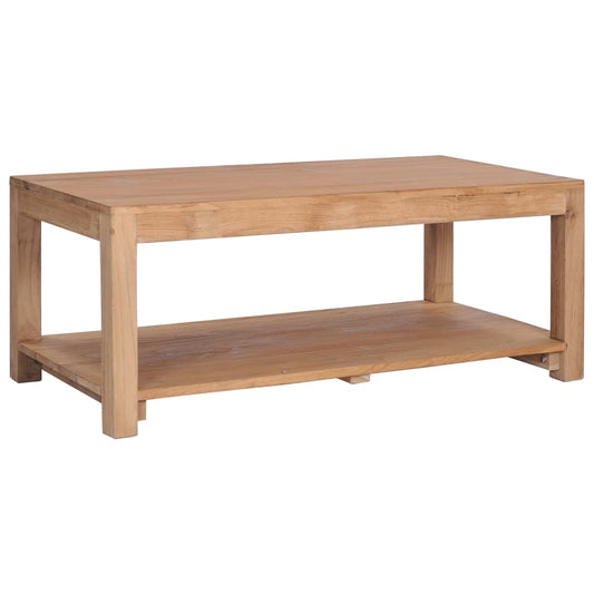Sofabord 100X50X40 Cm Massivt Teaktræ