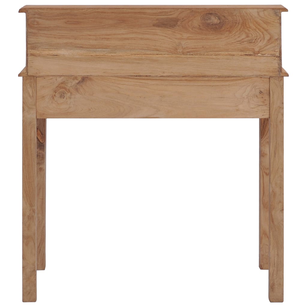 Skrivebord 90x50x100 Cm Massivt Teaktræ - Billede 5
