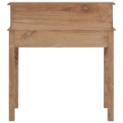Skrivebord 90x50x100 Cm Massivt Teaktræ - Billede 5