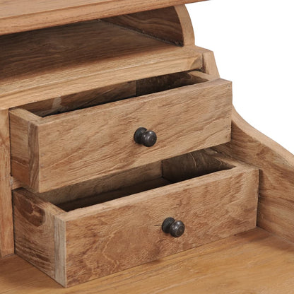 Skrivebord 90x50x100 Cm Massivt Teaktræ - Billede 7