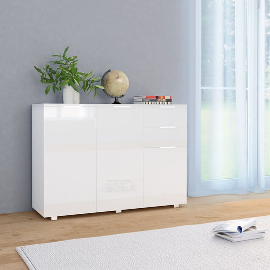 Skænk 107X35X80,5 Cm Højglans