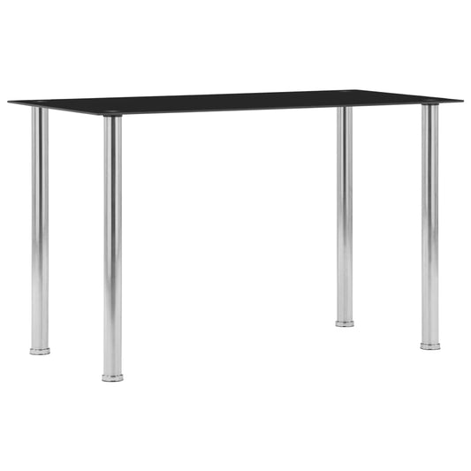 Spisebord Hærdet Glas Sort