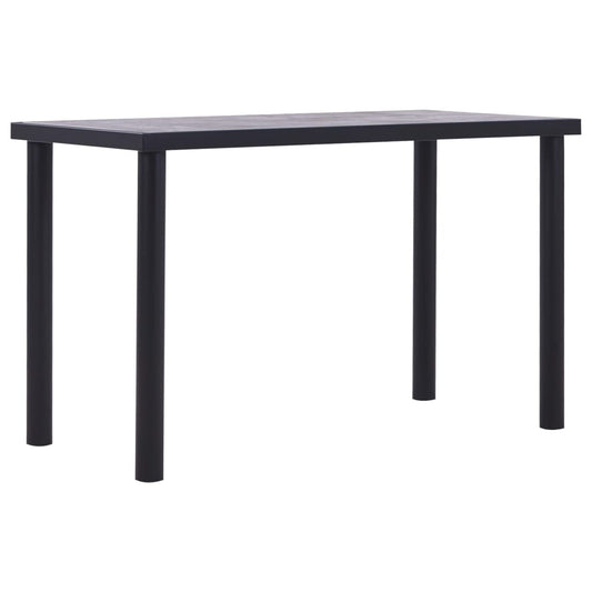 Spisebord Mdf Sort Og Betongrå