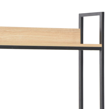 Skrivebord med boghylde