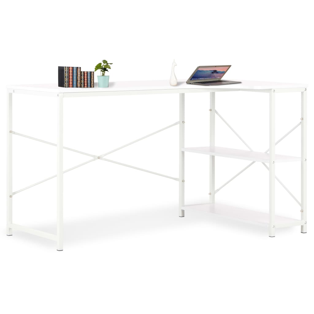 L-formet skrivebord