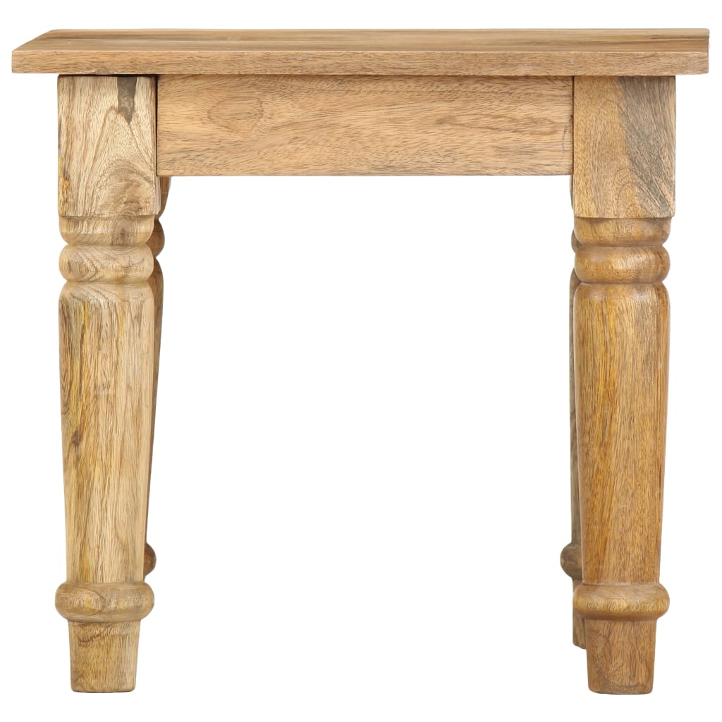 Sidebord 43 X 43 X 40 Cm Massivt Mangotræ - Billede 2