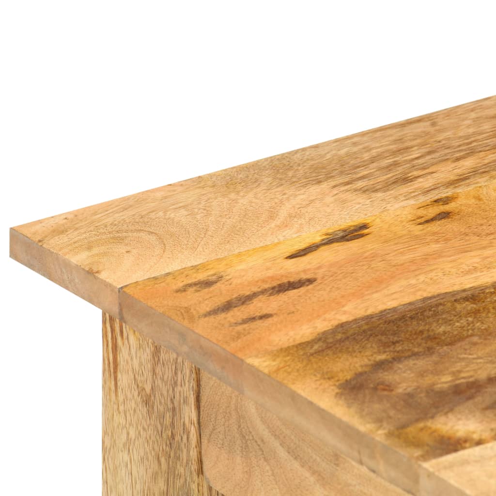 Sidebord 43 X 43 X 40 Cm Massivt Mangotræ - Billede 4