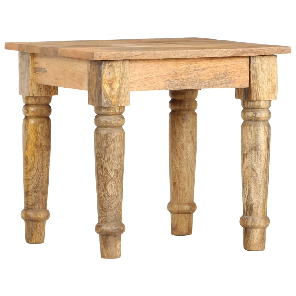 Sidebord 43 X 43 X 40 Cm Massivt Mangotræ - Billede 8