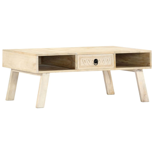 Sofabord 100X60X40 Cm Massivt Mangotræ