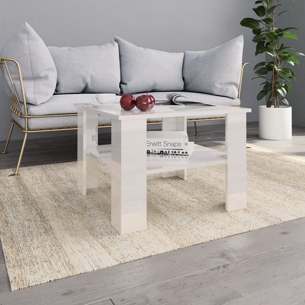 Sofabord 60X60X42 Cm Konstrueret Træ