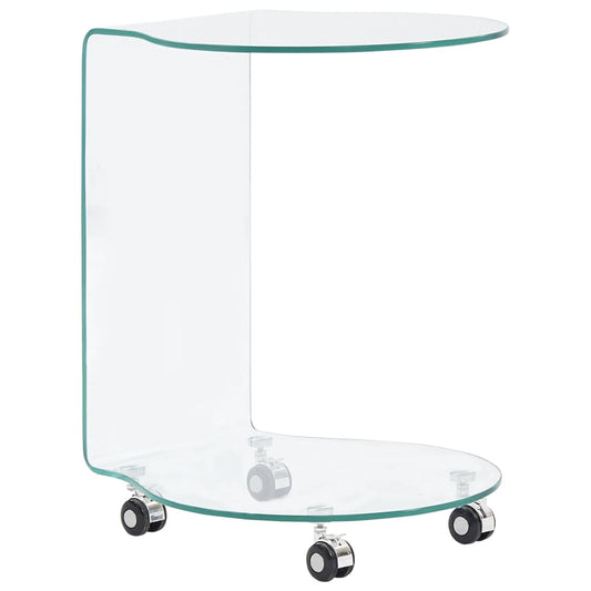 Sofabord 45 X 40 X Hærdet Glas Transparent