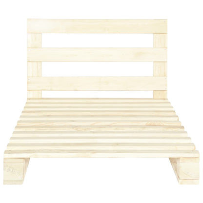 Palleseng Massivt Fyrretræ - Billede 3