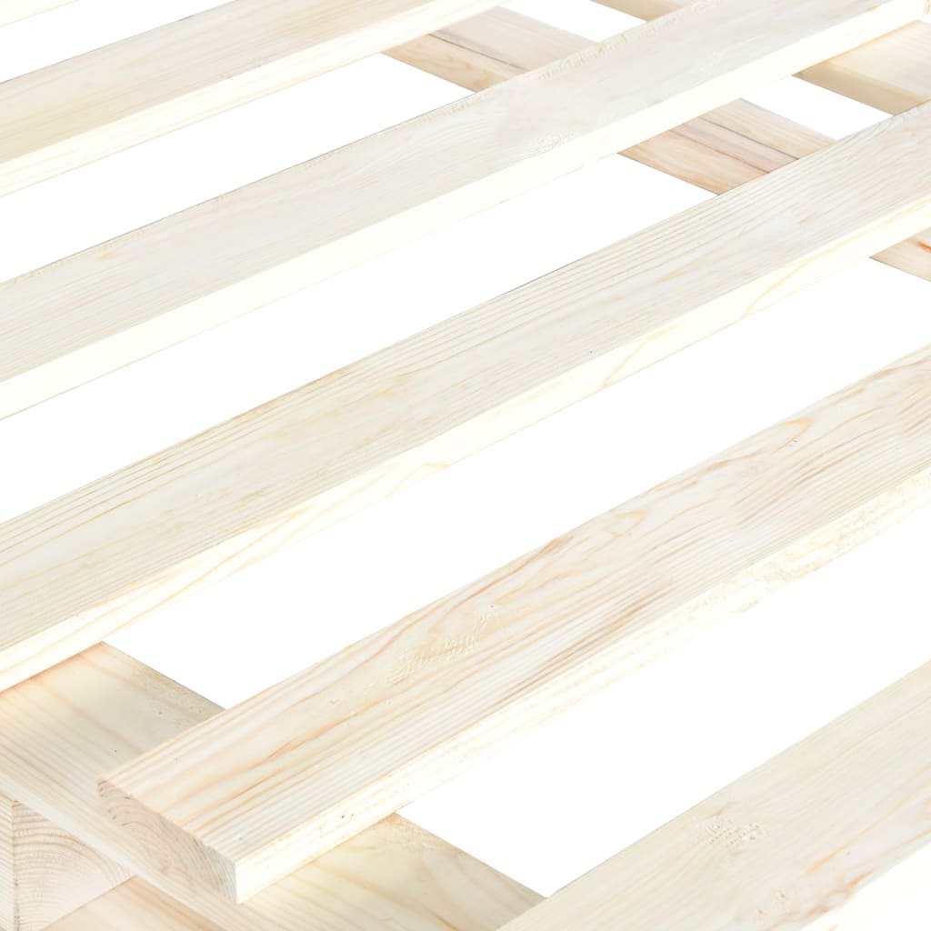 Palleseng Massivt Fyrretræ - Billede 6
