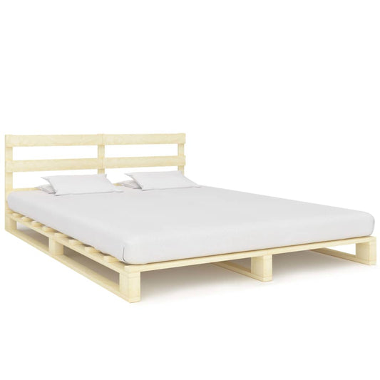 Pallesengestel Massivt Fyrretræ