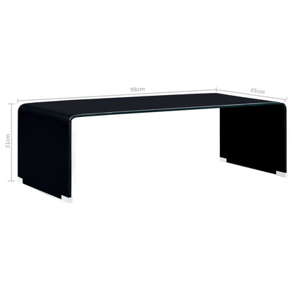 Sofabord 98 X 45 X 31 Cm Hærdet Glas